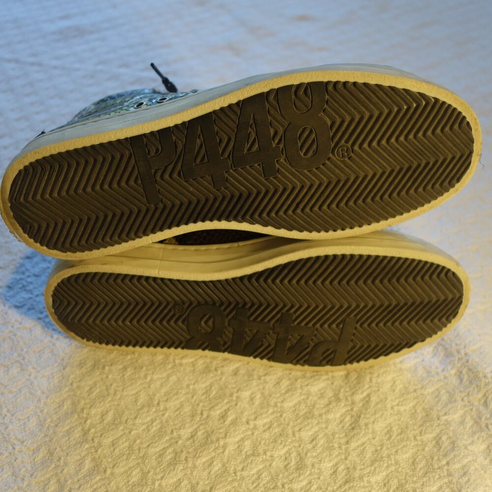 P448 Skate Python Print Hi-Tops - Picture 14 of 16